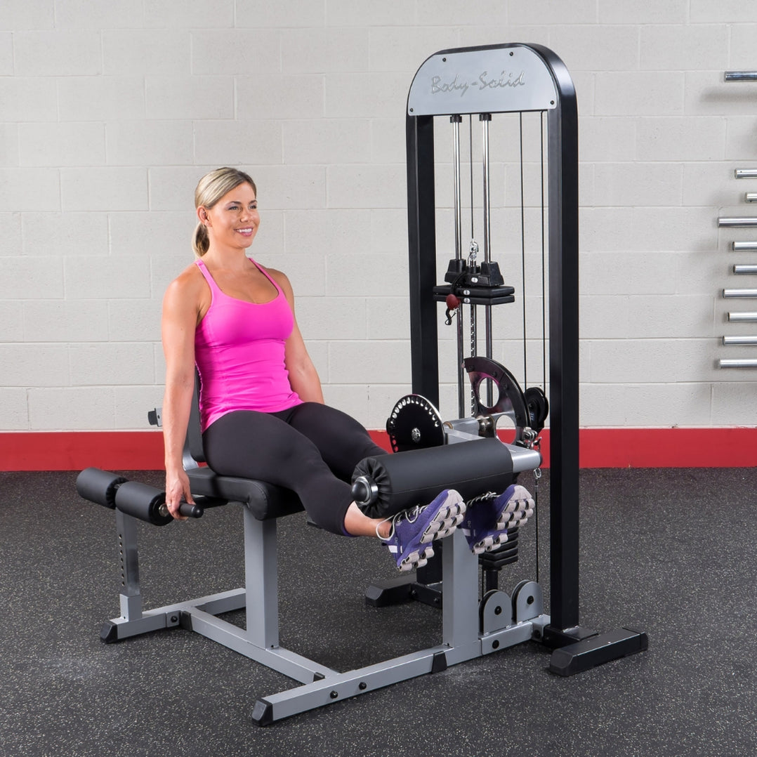 Body Solid GCEC-STK Pro Select Leg Extension Leg Curl Machine — Select ...