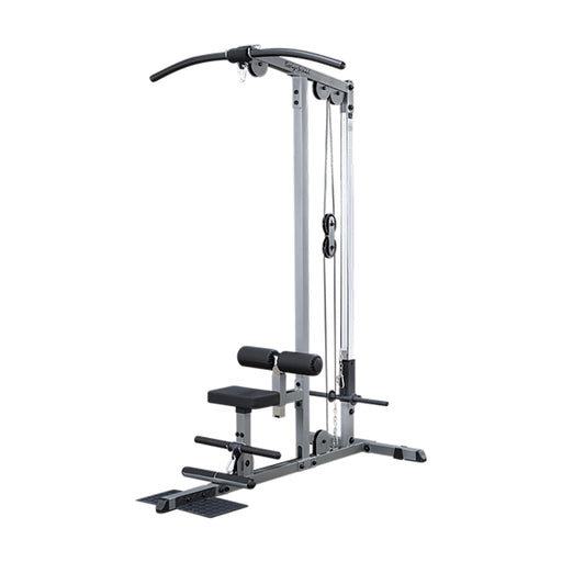 body solid glm83 pro lat machine corner view