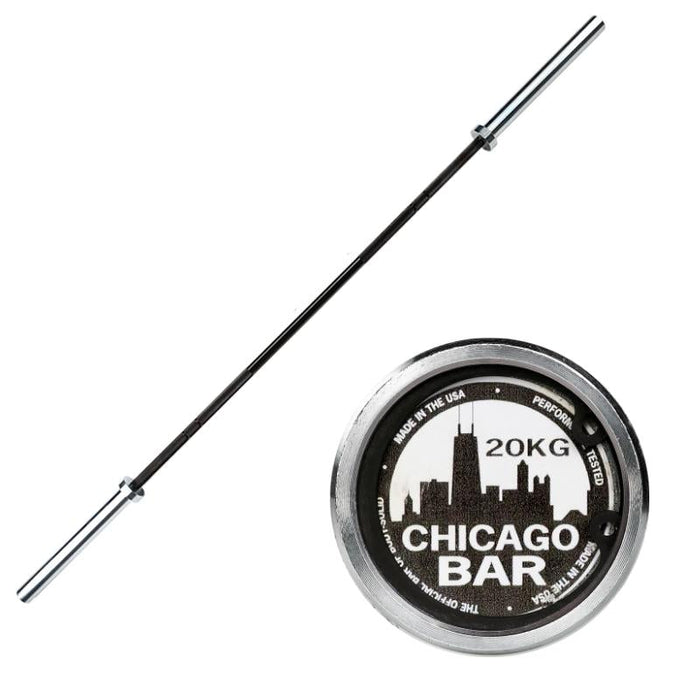 Body-Solid Premium USA Bumper Plate and Barbell Set
