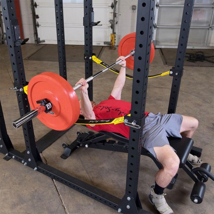 Body-Solid Pro Clubline Power Rack with Safety Straps SPR1000SS
