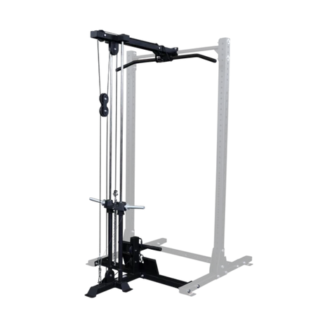 Body-Solid SPR500 Cable & Rowing Half Rack Package