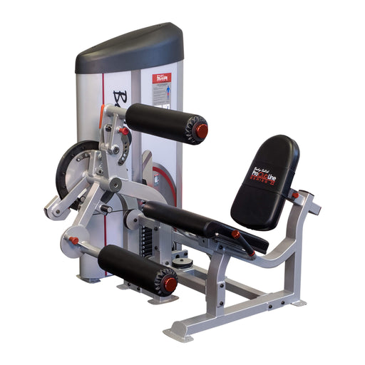 body solid s2lec pro clubline leg extension leg curl corner view