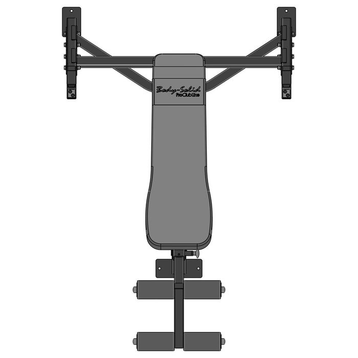 body solid sodb250 decline olympic bench technical drawing