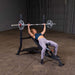 body solid soib250 incline olympic bench incline press