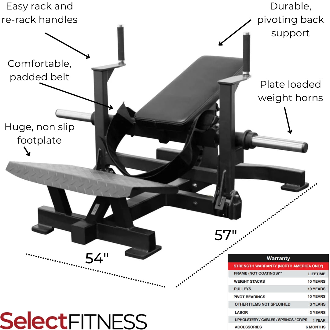 BodyKore Commercial Plate Loaded Hip Thrust Machine - FL1844