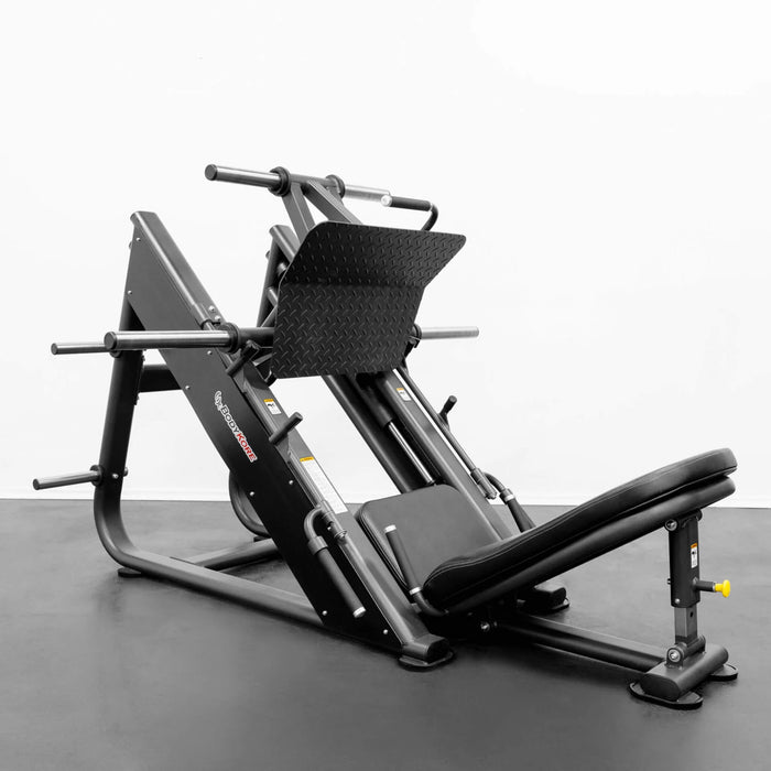 bodykore signature series g277 45 degree leg press corner view