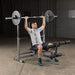 gdib46l olympic bench rack military press