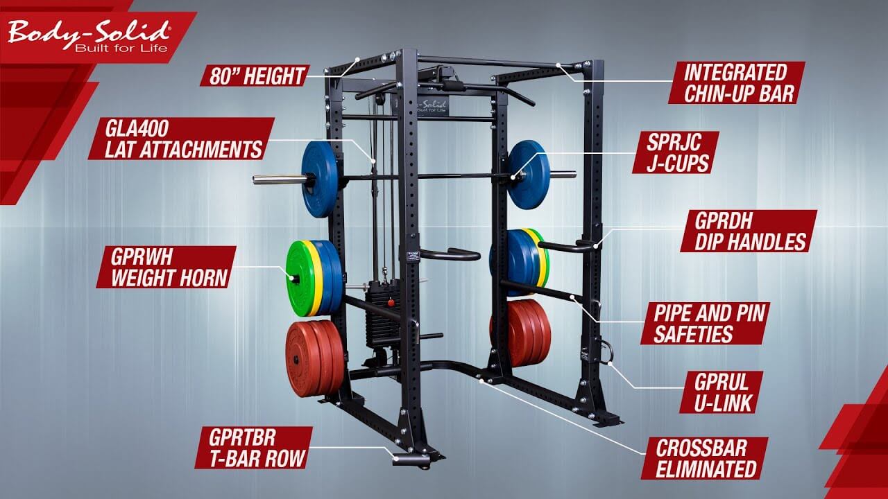 Body Solid GPR400 Commercial Power Rack