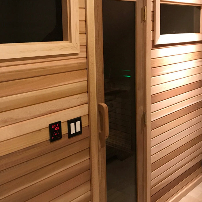Harvia Xenio Club/Spirit/Cilindro/Virta Digital Sauna Heater Control w/ WiFi and Power Unit and Temp/Humidity Sensor Kit | CX30-U1-U3-XW / CX45-U1-U3-XW