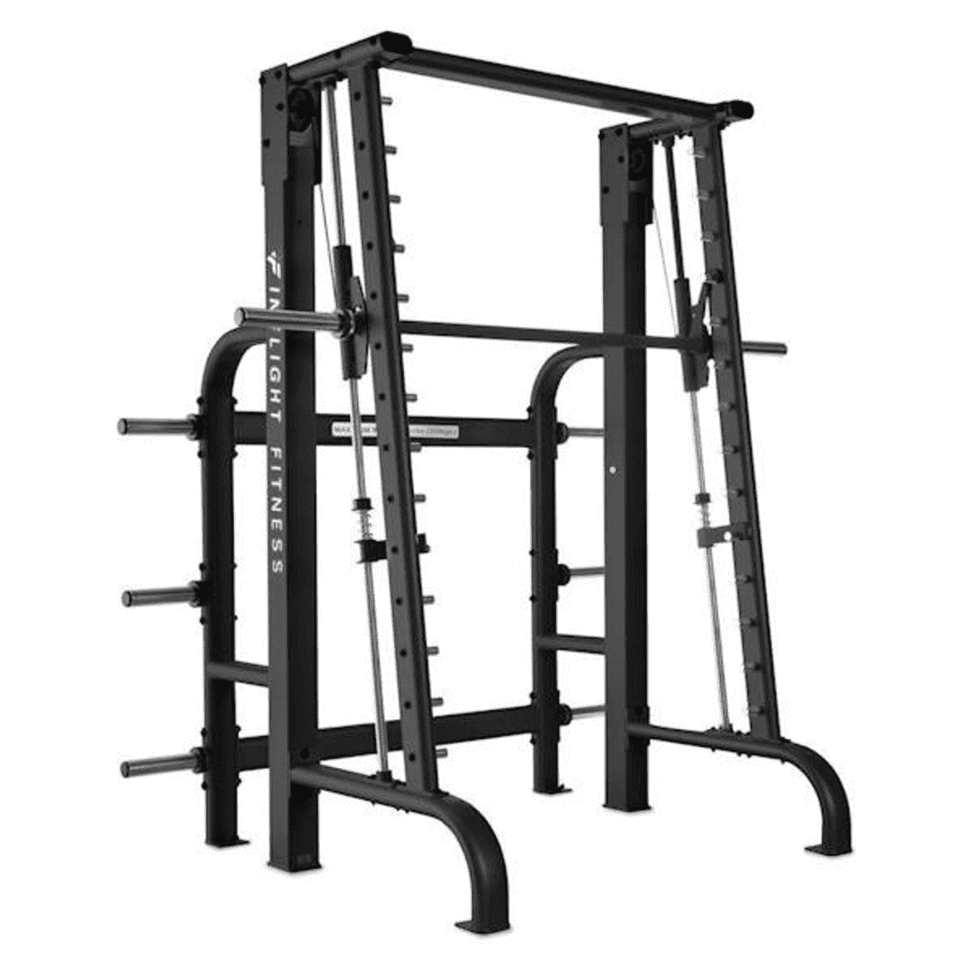 inflight fitness 5003 commercial smith machine side view