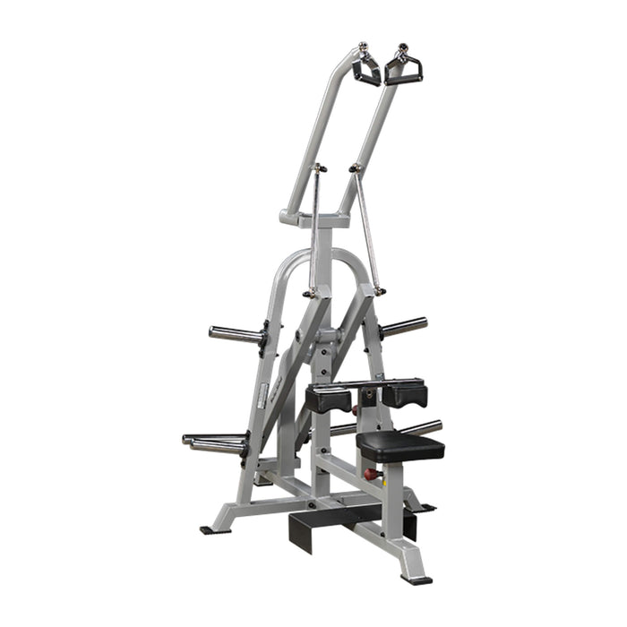 lvla leverage lat pulldown corner view white background