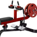 plsc plate loaded seated calf machine up close