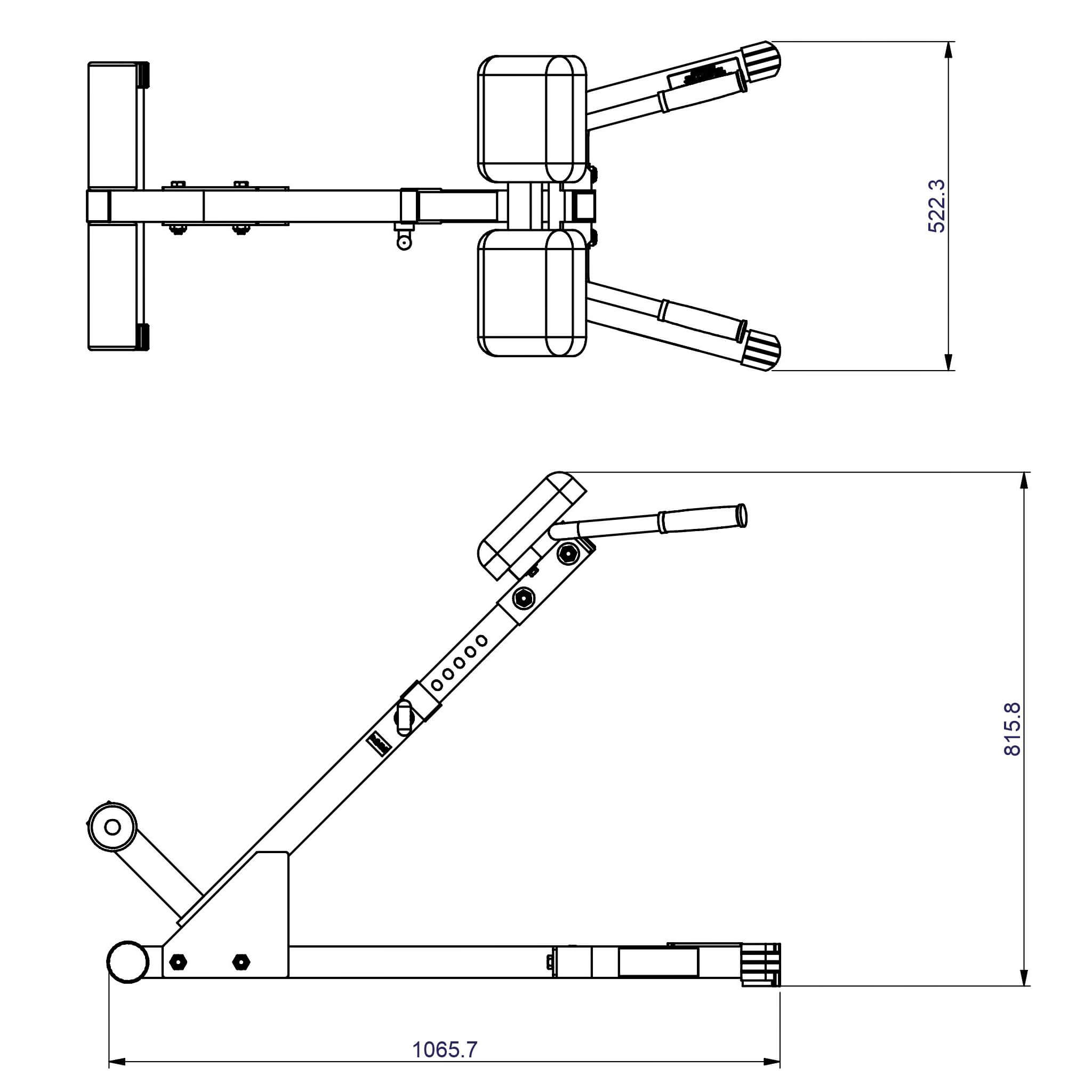 Body Solid Powerline PHYP200X 45 Degree Back Hyperextension