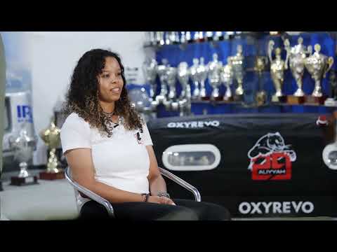 UAE Racer Aliyyah Koloc with OxyRevo Hyperbaric Chamber