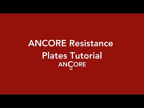 ANCORE Resistance Plates Tutorial