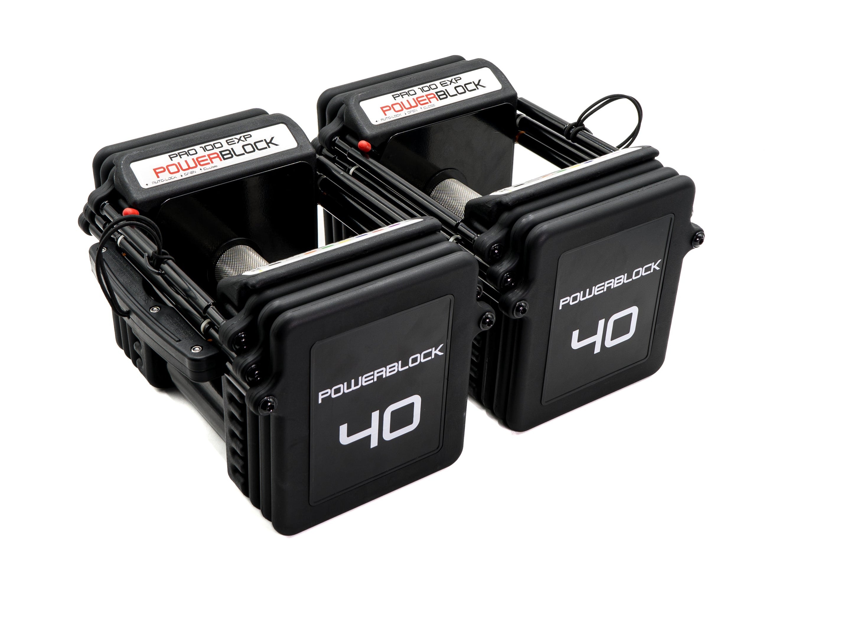 Poignées Moletées Powerblock Pro 100 EXP - Pour Haltères Réglables, Paire, Occasion