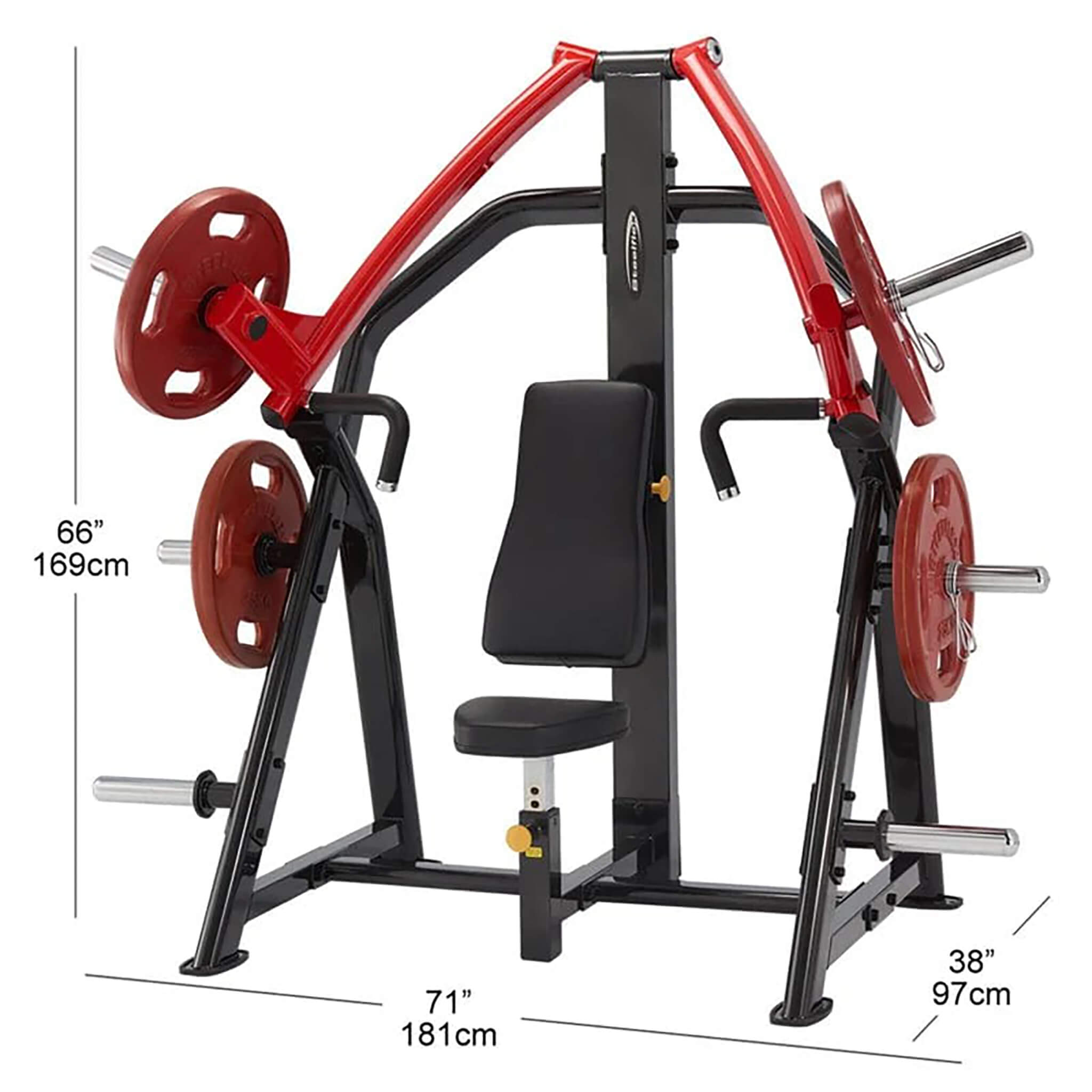Steelflex PSIP Plate Loaded Incline Chest Press Machine — Select