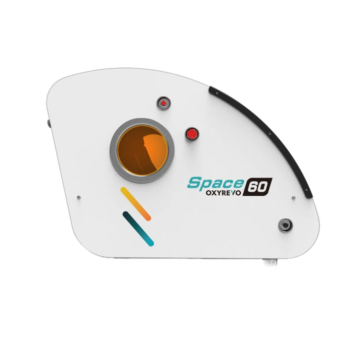 space 60 hyperbaric chamber side view