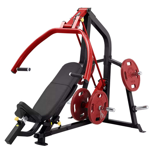 steelflex pl2100 chest shoulder press machine corner view