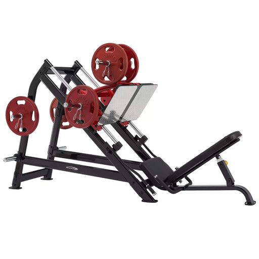 steelflex pldp plate loaded decline leg press machine corner view