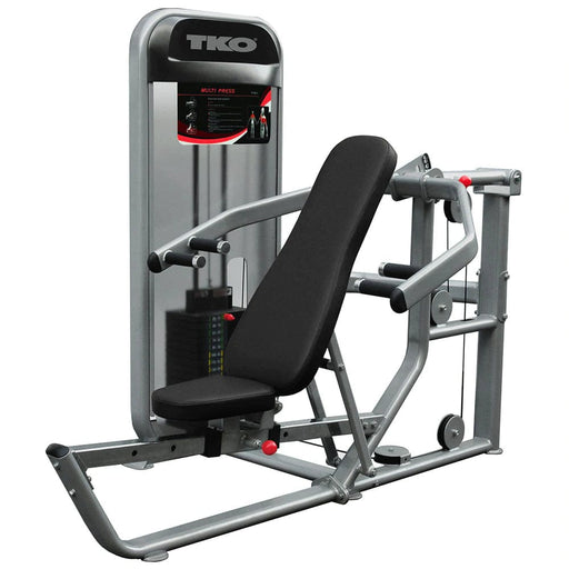 Incline Chest Press Cable Machine TKO Dual Multi-Chest/Shoulder