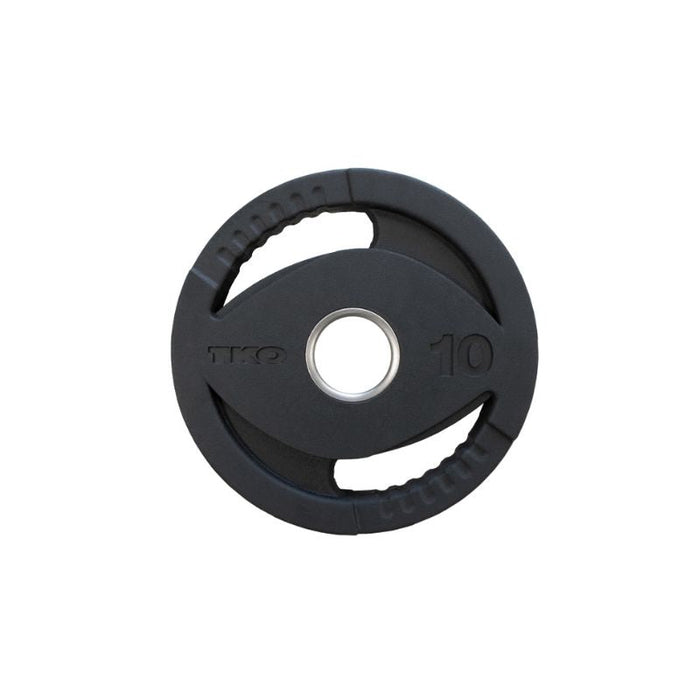 TKO Olympic Rubber Plate and Barbell Set, 300lb Plates + 500lb Cap Bar