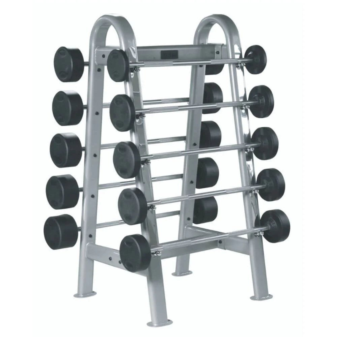 Bar Helper Rack Gym York Barbell ETS Fixed Straight and Curl Bar Rack — Select Fitness