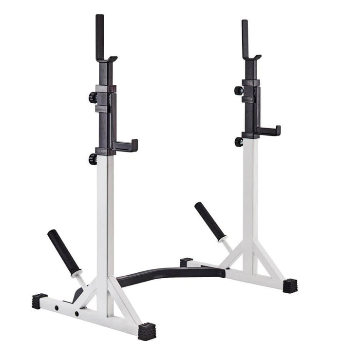 York Brand Heavy Duty 2 In 1 Barbell Bench Squat Stand For Sale in ... Power front squat machine