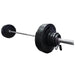 York Barbell G-2 Rubber Encased Olympic Plate & Barbell Set