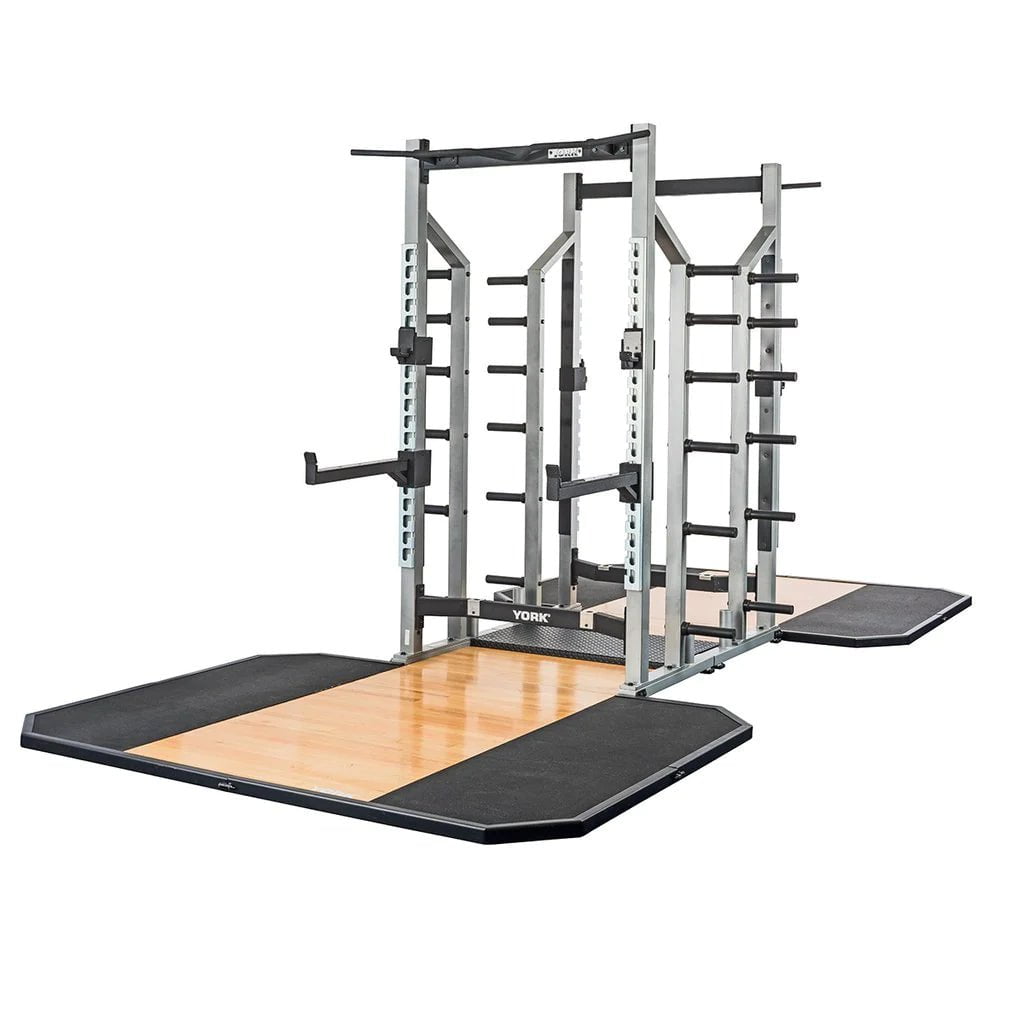 York Barbell STS Double Half Rack — Select Fitness